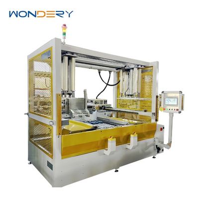 comprar Máquina Construtora de Núcleo de Radiador de Alumínio para 4 Fileiras com 3,5 Minutos por Montagem de Núcleo Fabricação em linha