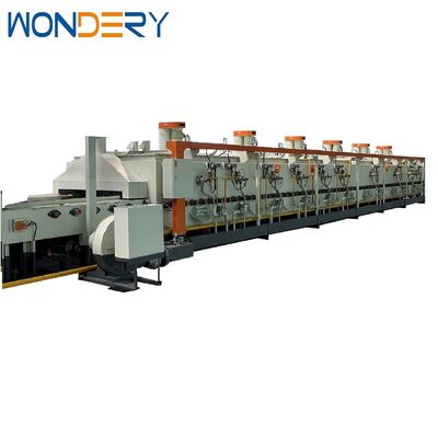 comprar WONDERY 350 kg/hora Forno de malha de carburador contínuo a gás natural com controlo PLC da Siemens para tratamento térmico industrial Fabricação em linha