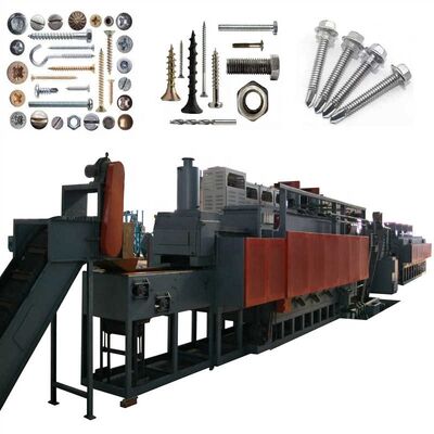 comprar Forno Contínuo de Têmpera e Revenimento com Correia de Malha e Potência Total de 500KW e Produtividade de 350kg/hora para Parafusos Autoatarraxantes Fabricação em linha