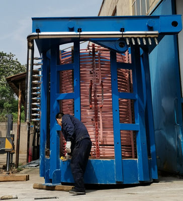 Fundição da fornalha de indução da fusão do metal de G 1T 2T 5T que molda a fornalha industrial elétrica