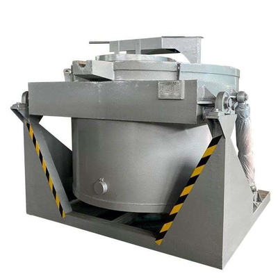 Fornalha de indução giratória 2000kgs da fusão do metal para as sucatas de alumínio
