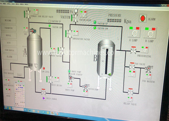 VPI2800 Equipamento totalmente automático de impregnação por pressão a vácuo Isolamento para motores e transformadores D2800*H3400mm