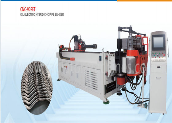 Máquina de dobração automática de tubos CNC híbrida de óleo-elétrica para produção em grande volume