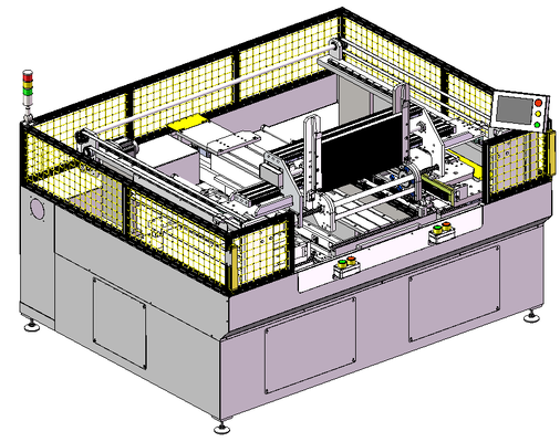 330-800mm de altura do núcleo. Máquina de montagem automática de núcleo de radiador. Linha de montagem de núcleo de linha única para radiadores automotivos.