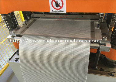 Máquina da aleta do radiador de 3003 folhas para a altura de 45mm com desempenho estável
