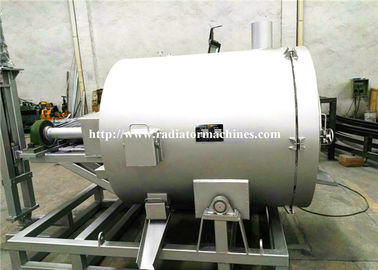 Tipo giratório óleo diesel da mini fornalha da fusão do metal - tempo ateado fogo da longa vida 600Kgs