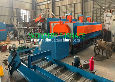 tratamento térmico contínuo do parafuso de 500kg/H Mesh Belt Quenching Furnace For e pregos concretos