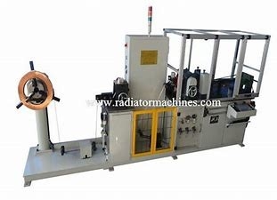 Máquina totalmente automático 100M/Min 25mm da aleta do radiador largamente