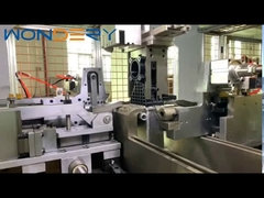 Máquina de enxaguamento de reservatório de plástico com radiador automático de tipo servo