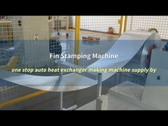 Como a aleta de alumínio offset lançada é produzida em uma máquina de estampagem de aletas recíprocas?