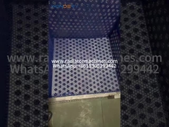 Como as partes porosas são carregadas em uma máquina de impregnação a vácuo