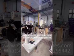 Máquina de moagem de rolos de radiador de alumínio