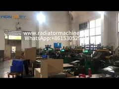 Máquina de fabricação de barbatanas de alumínio para trocadores de calor, barbatanas de turbuloradores de resfriamento