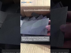 barbatanas de trocador de calor de alta precisão de aço inoxidável