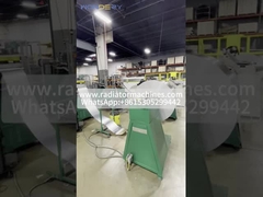 Máquina de estampação de barbatanas de alumínio para barbatanas de trocador de calor de geradores de energia