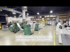 Máquina de estampação de barbatanas de alumínio para barbatanas onduladas, lançadas e simples