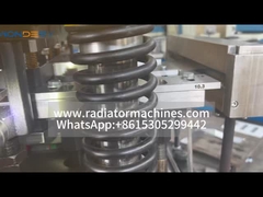 Máquina de estampação de barbatanas de alumínio de madeira ondulada