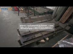 ferramenta de perfuração de placas de cabeçalho do radiador e matrizes, molde de perfuração