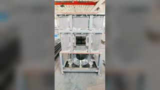 Forno de fusão por indução de cobre upcast | Equipamento principal para linha de produção de haste de cobre de alta qualidade